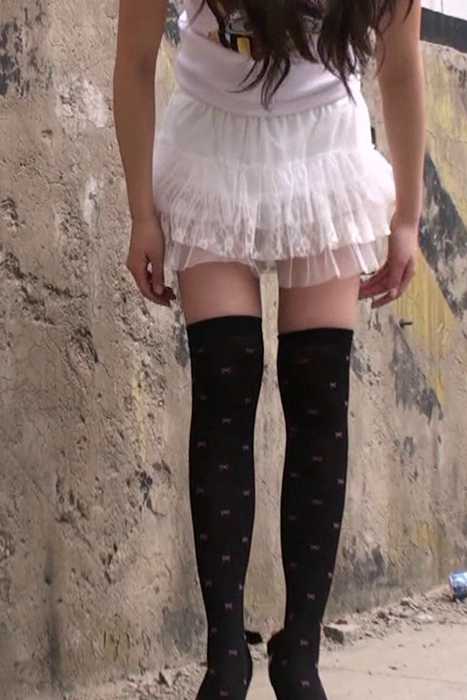 [学院私拍高清视频]ID0011 丝袜 (19)紫色豹纹连裤丝袜的诱惑